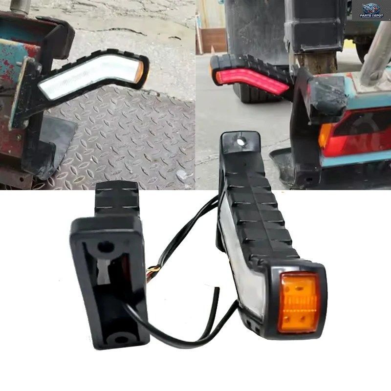 トラックキャブルーフサイドマーカーストークライト 12V 24V ネオンアウトラインマーカーランプ DRL ホワイトインジケーターライト LEDター