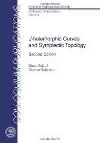 [2A]J-holomorphic Curves and Symplectic Topology (American Mathematical Society 52)