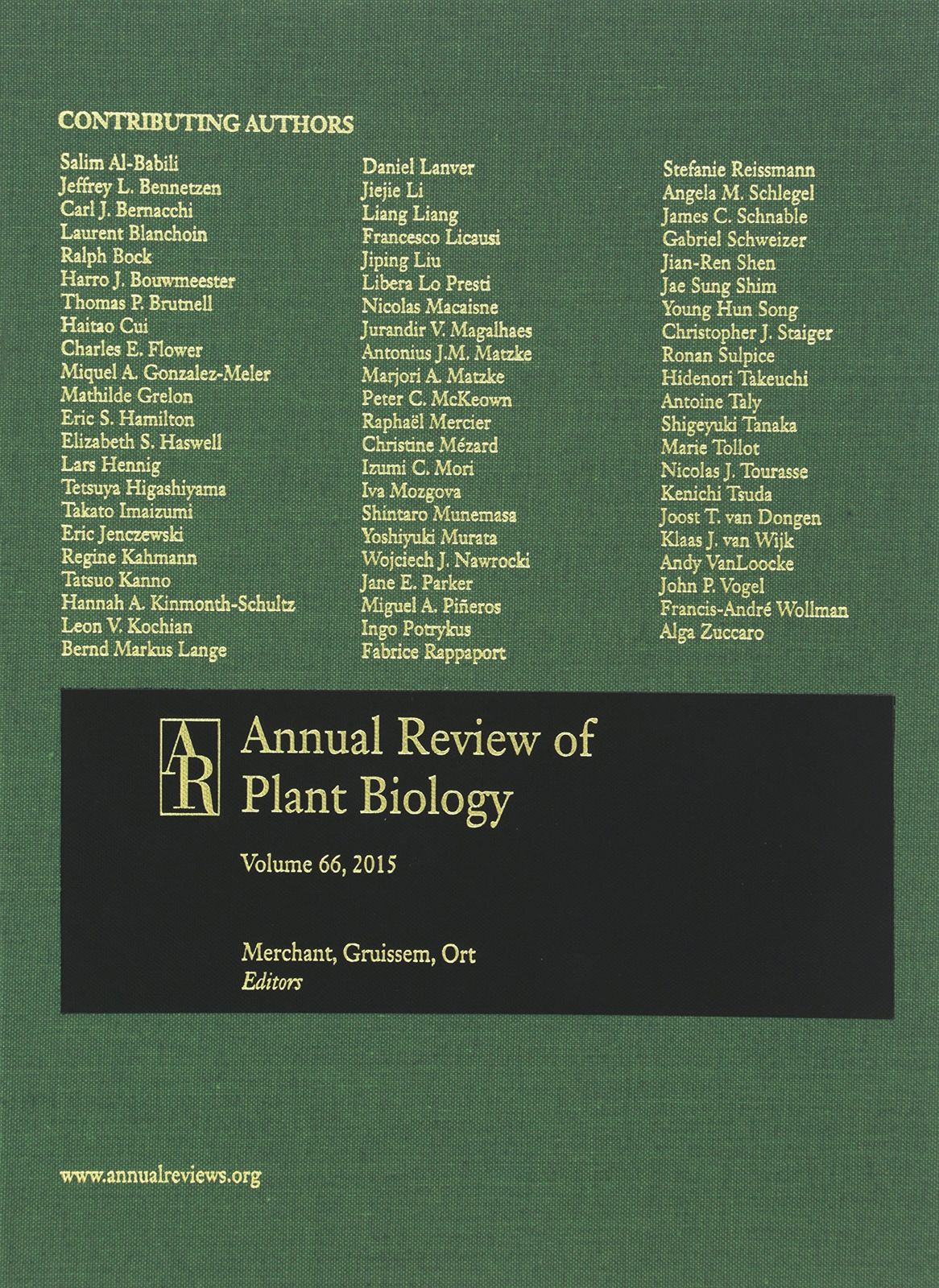 [2A]Annual Review of Plant Biology 2015