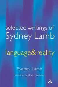 [2B]Language and Reality: Selected Writings of Syndey Lamb (Open Linguistics)
