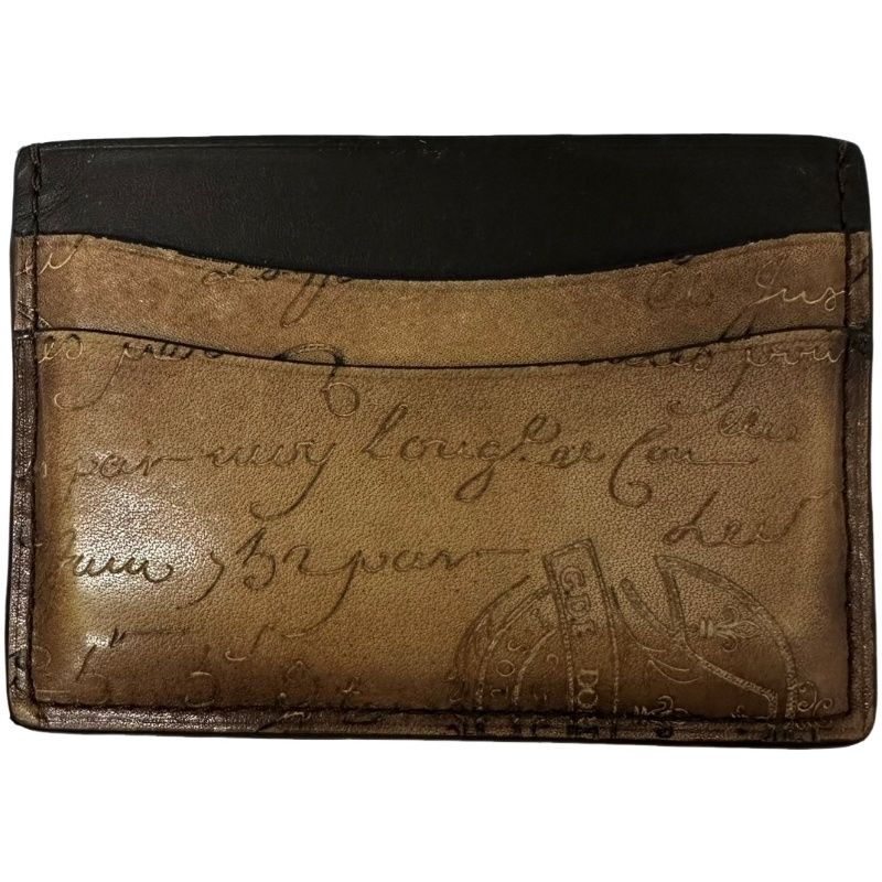 Berluti ベルルッティ カードケース ブラウン 本革 レザー メンズ 【中古】 32605K224