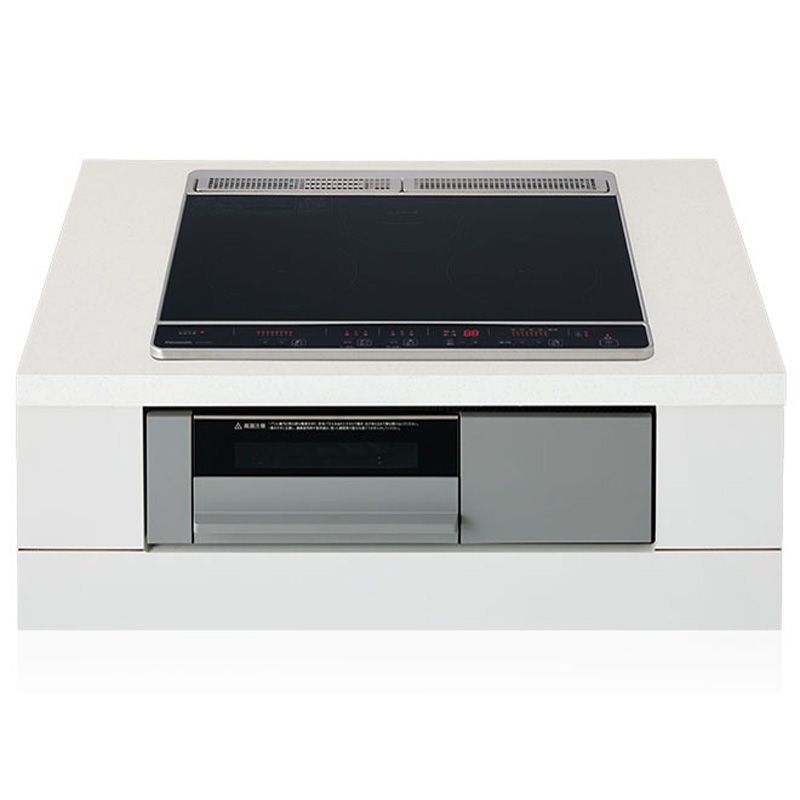メーカー正規品 新品 PANASONIC パナソニック IHクッキングヒーター Nシリーズ KZ-N1H6AS ブラックグレー 2口IH＋ラジエント