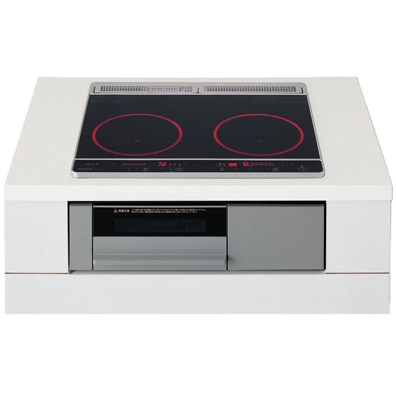 メーカー正規品 新品 PANASONIC パナソニック IHクッキングヒーター Fシリーズ KZ-F1W6CL ブラックグレー 2口IH 60cm ビルトイン