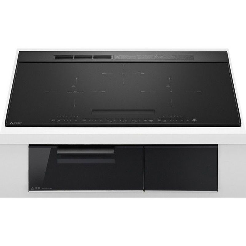メーカー正規品 新品 MITSUBISHI 三菱電機 IHクッキングヒーター CROSS-TOPシリーズ CS-A207-B マットブラック 3口IH 75cm