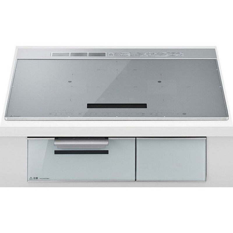 メーカー正規品 新品 MITSUBISHI 三菱電機 IHクッキングヒーター CROSS-TOPシリーズ CS-A87-S シルバー 3口IH 75cm ビルトイン