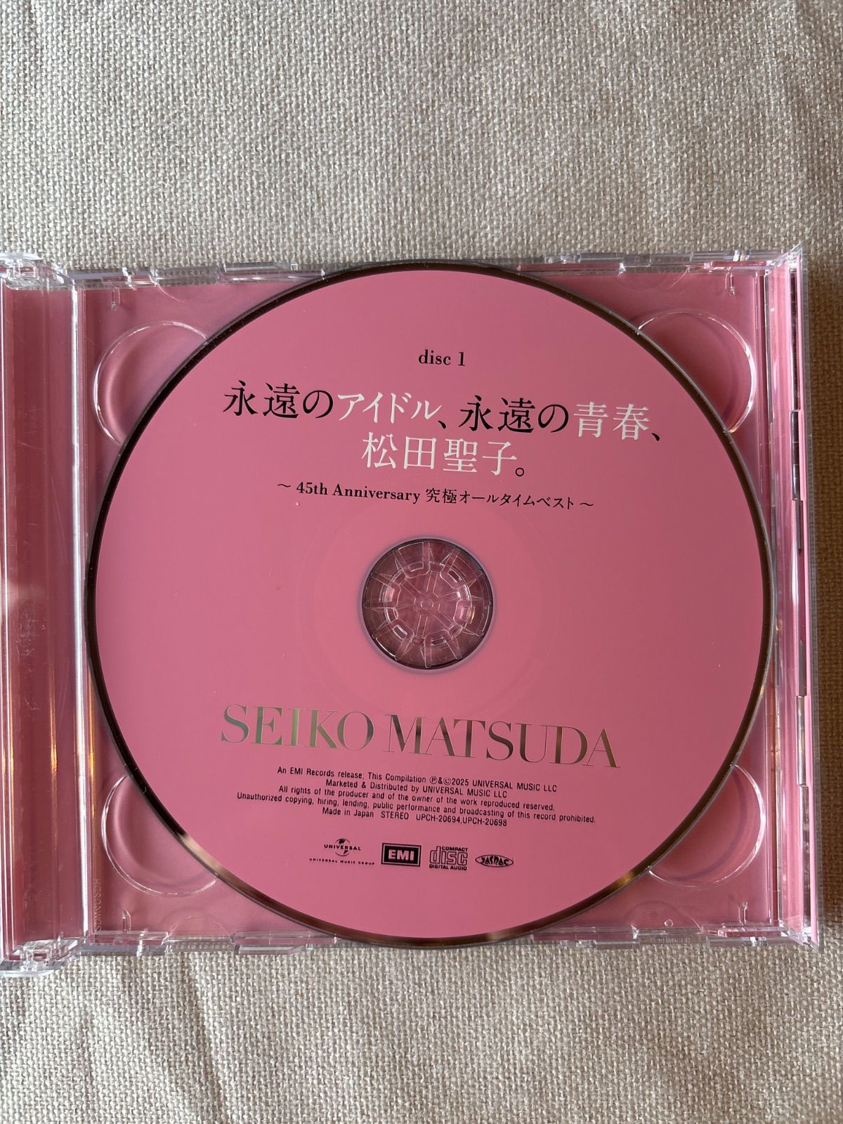 永遠のアイドル、永遠の青春、松田聖子。 〜45th Anniversary 究極