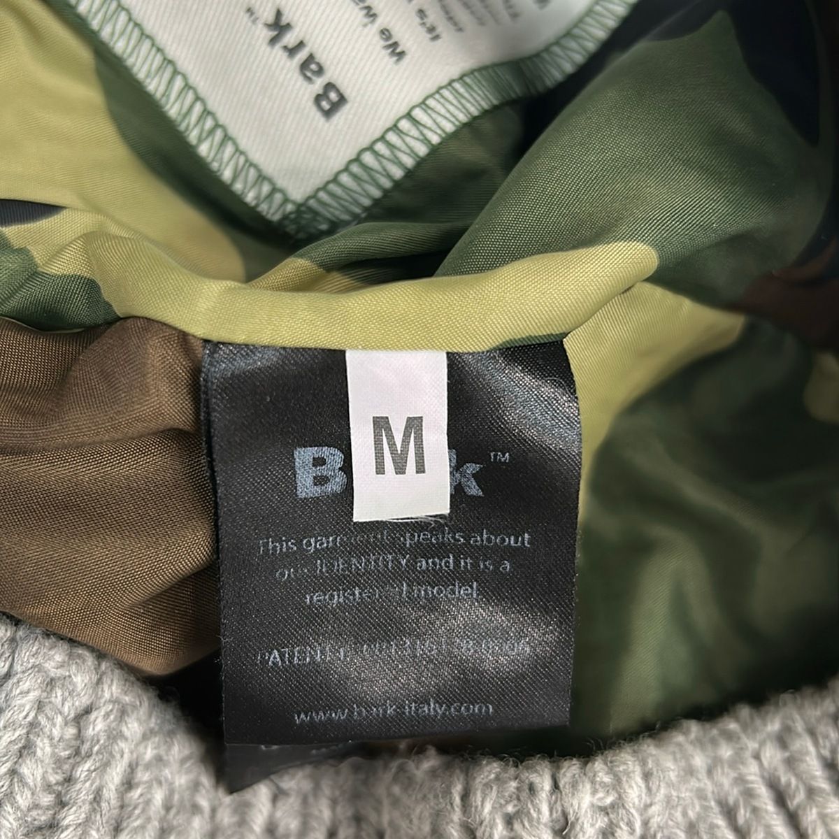 Bark(バーク) ダッフルコート サイズM メンズ美品 - ライトグレー 長袖