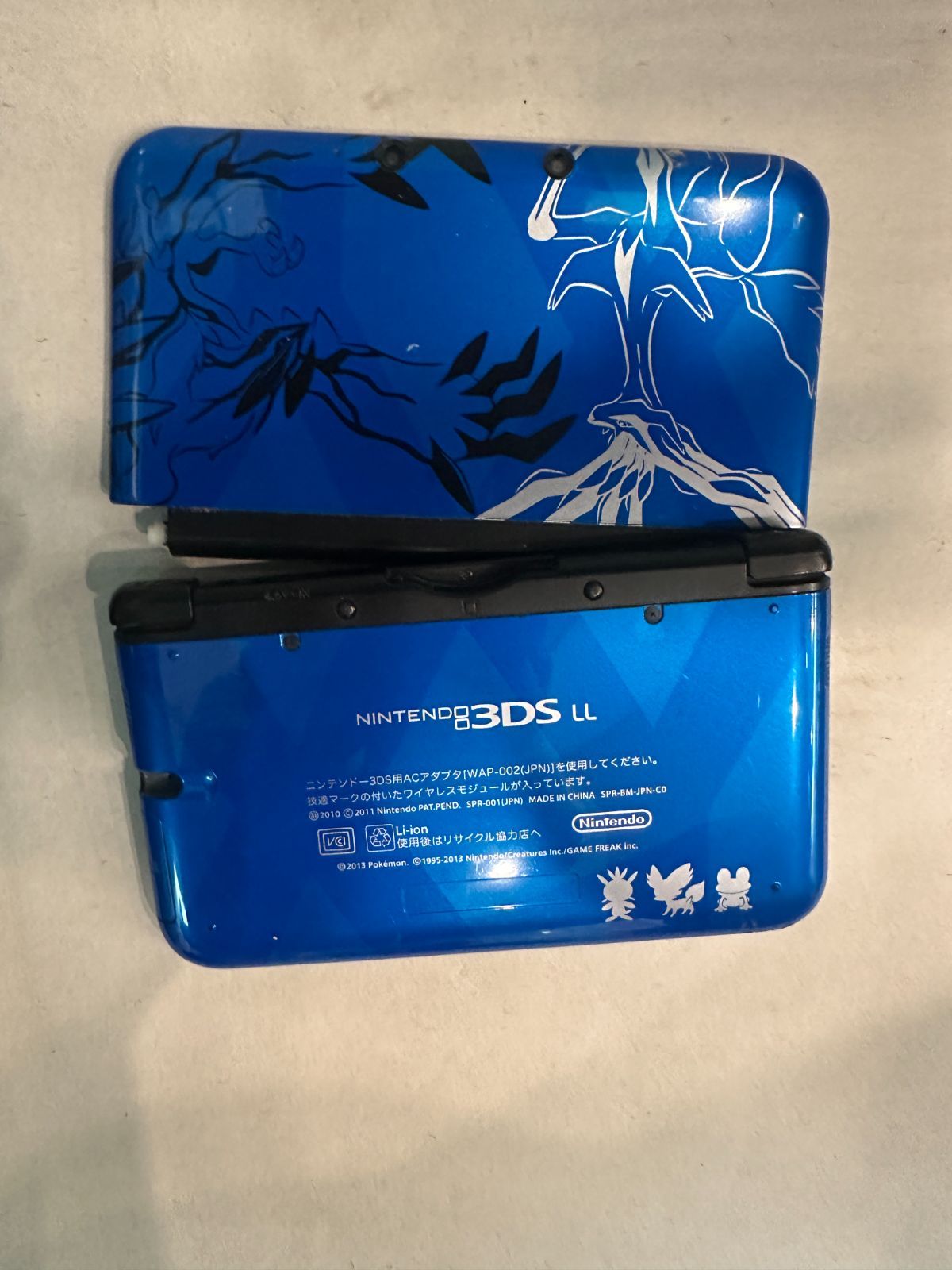 【ジャンク品】ニンテンドー3DS LL ポケットモンスター X・Yパック ブルー