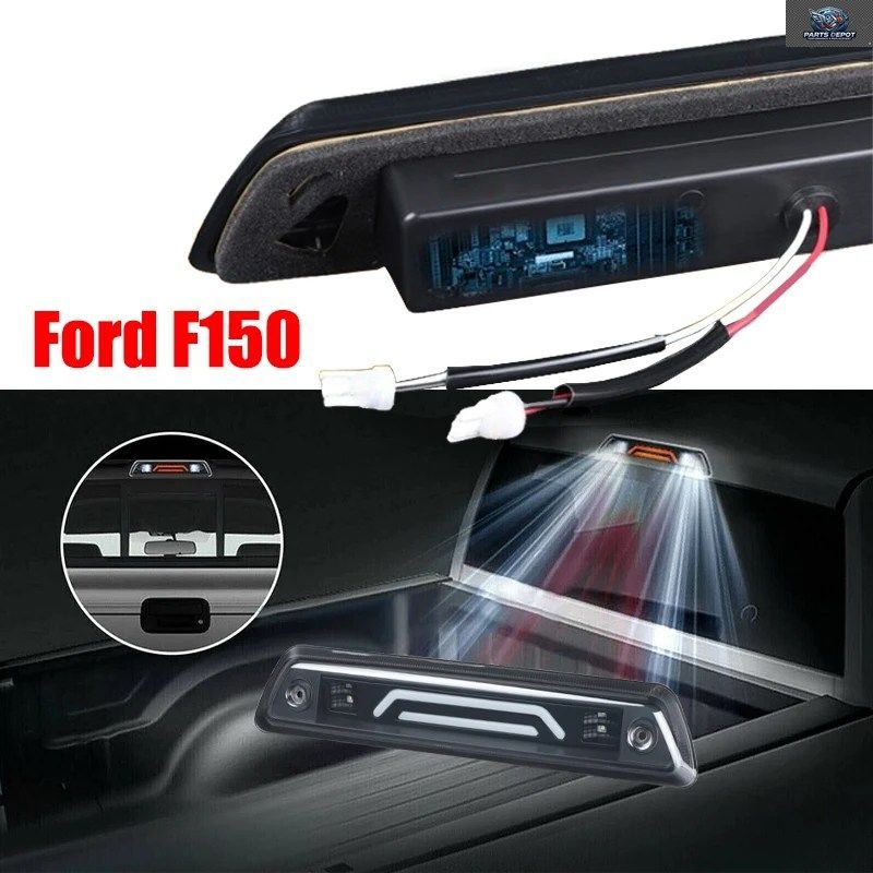 フォード F150 2009 2014 ピックアップ リアウインドシールド ルーフ 3rd ブレーキランプ LED リバース テールライト カー トップ マウント