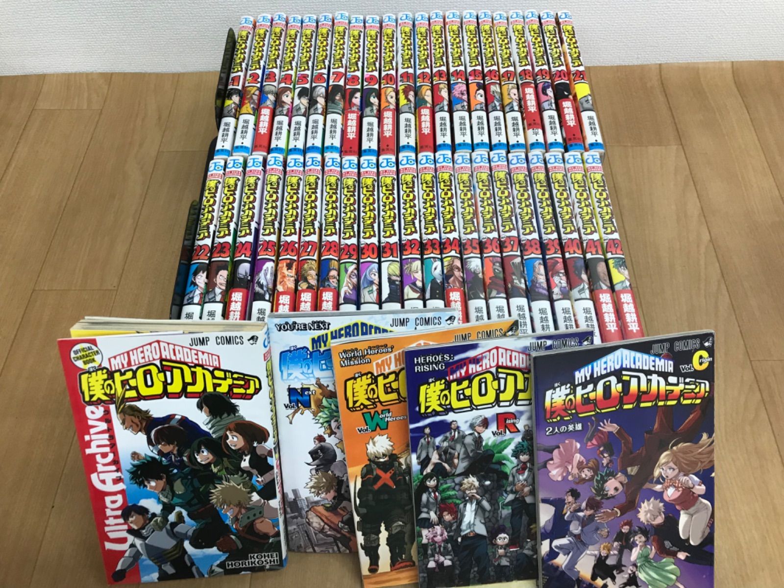 ☆【未開封あり】 僕のヒーローアカデミア 1～42巻 + 関連本4冊