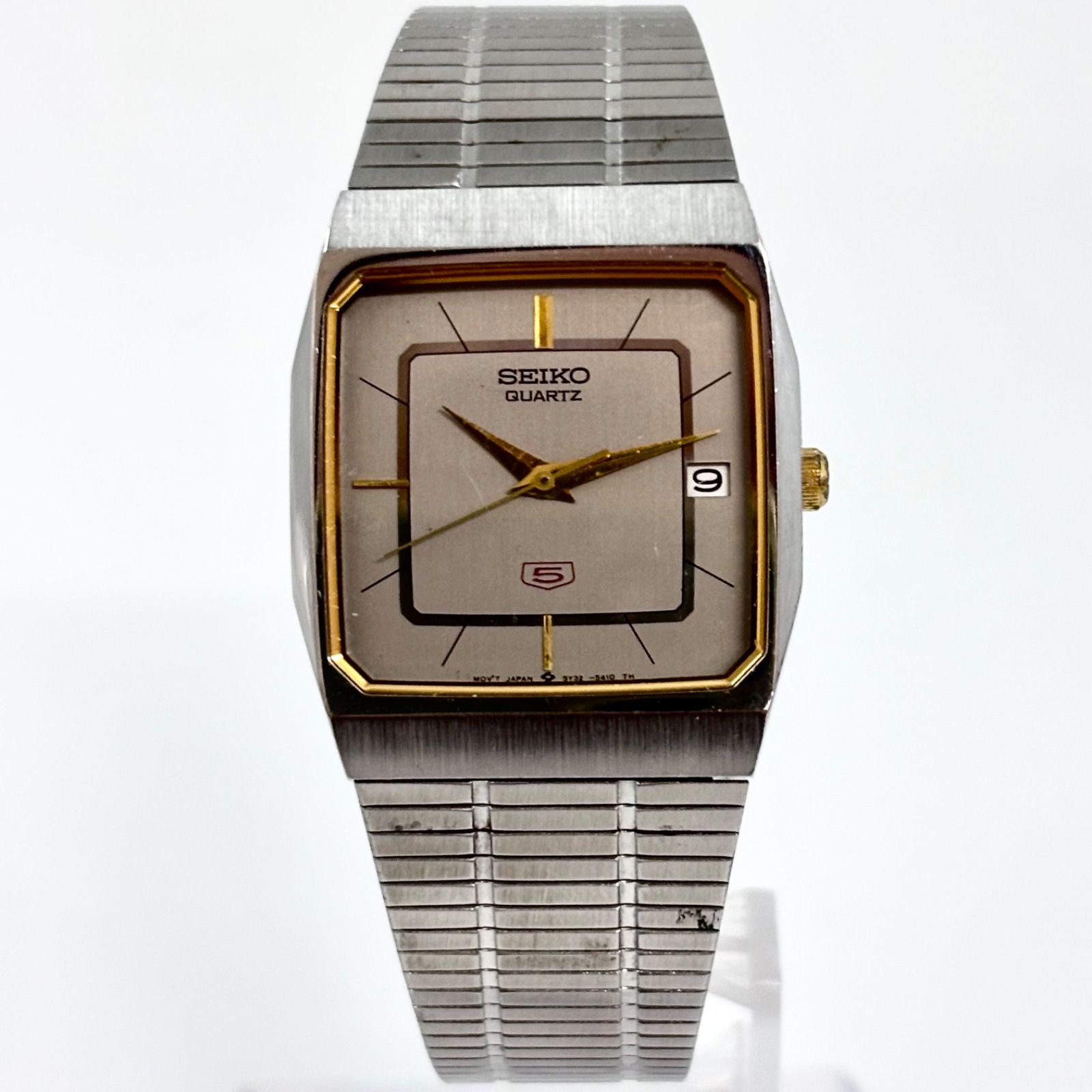 稼働/超希少】SEIKO 5/セイコーファイブ 腕時計 スクエア クォーツ