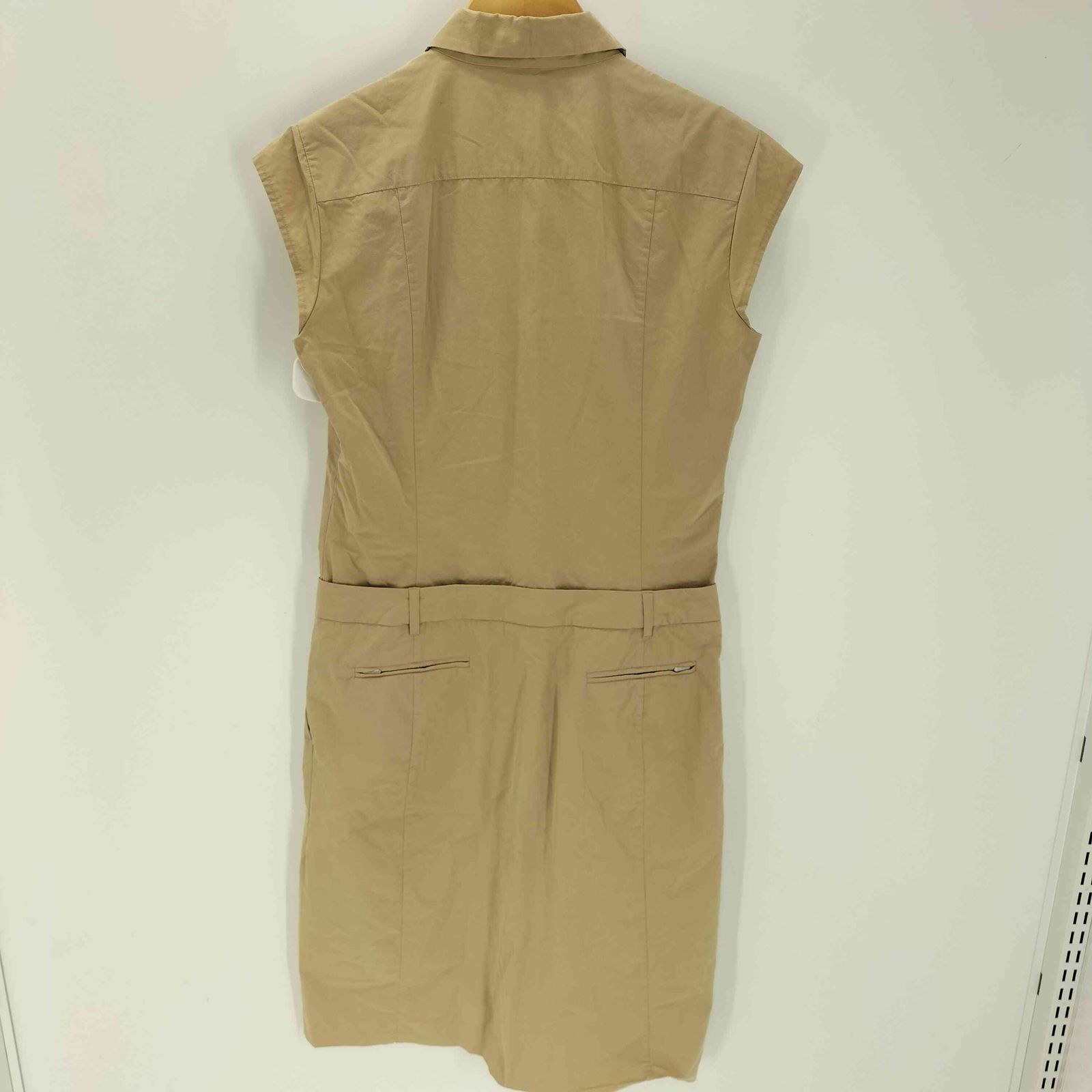 ジルサンダー JIL SANDER ノースリーブ ジップアップワンピース 
