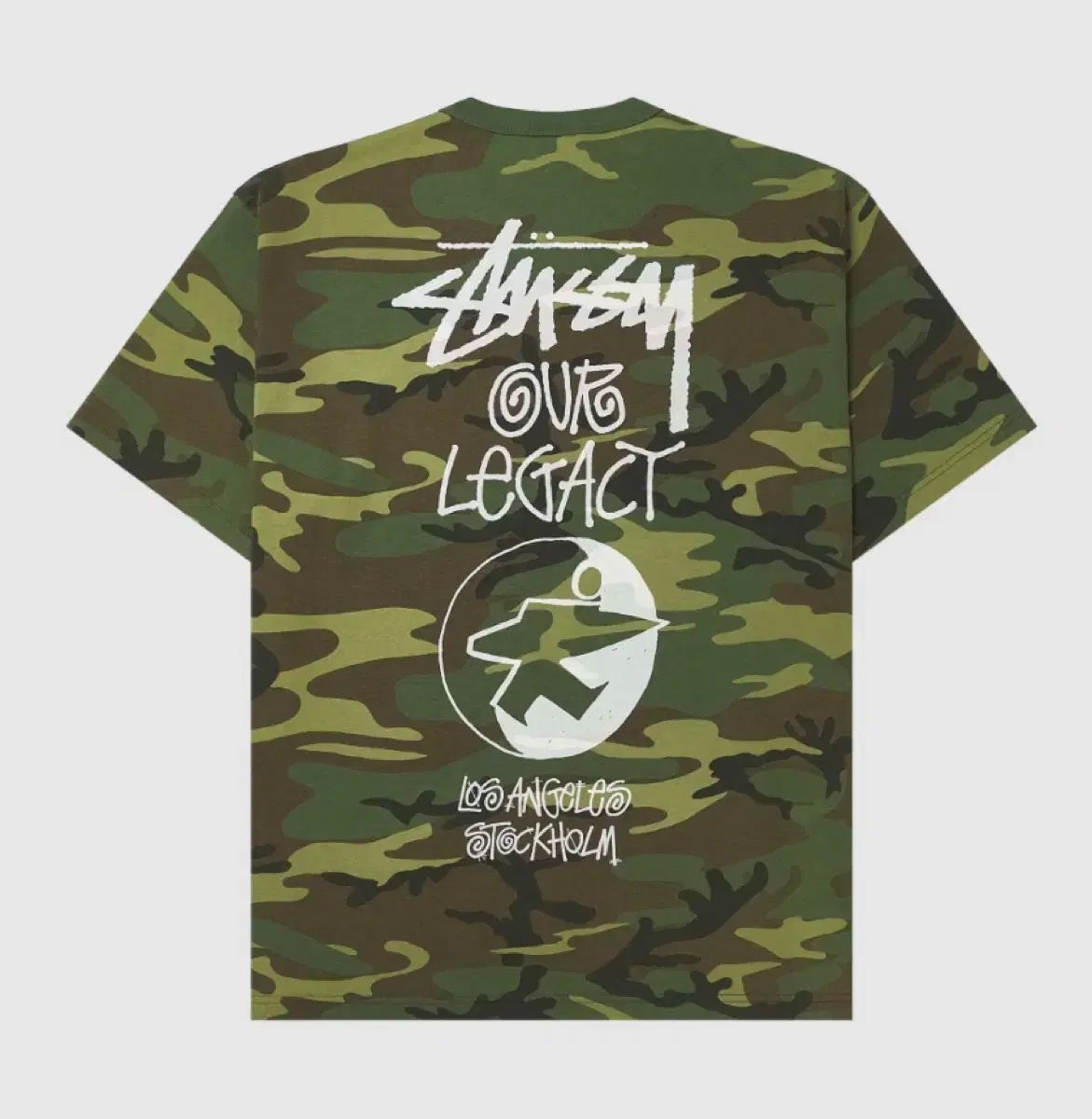 新品 L XL STUSSY ステューシー OUR LEGACY アワーレガシー 半袖Tシャツ カモフラ