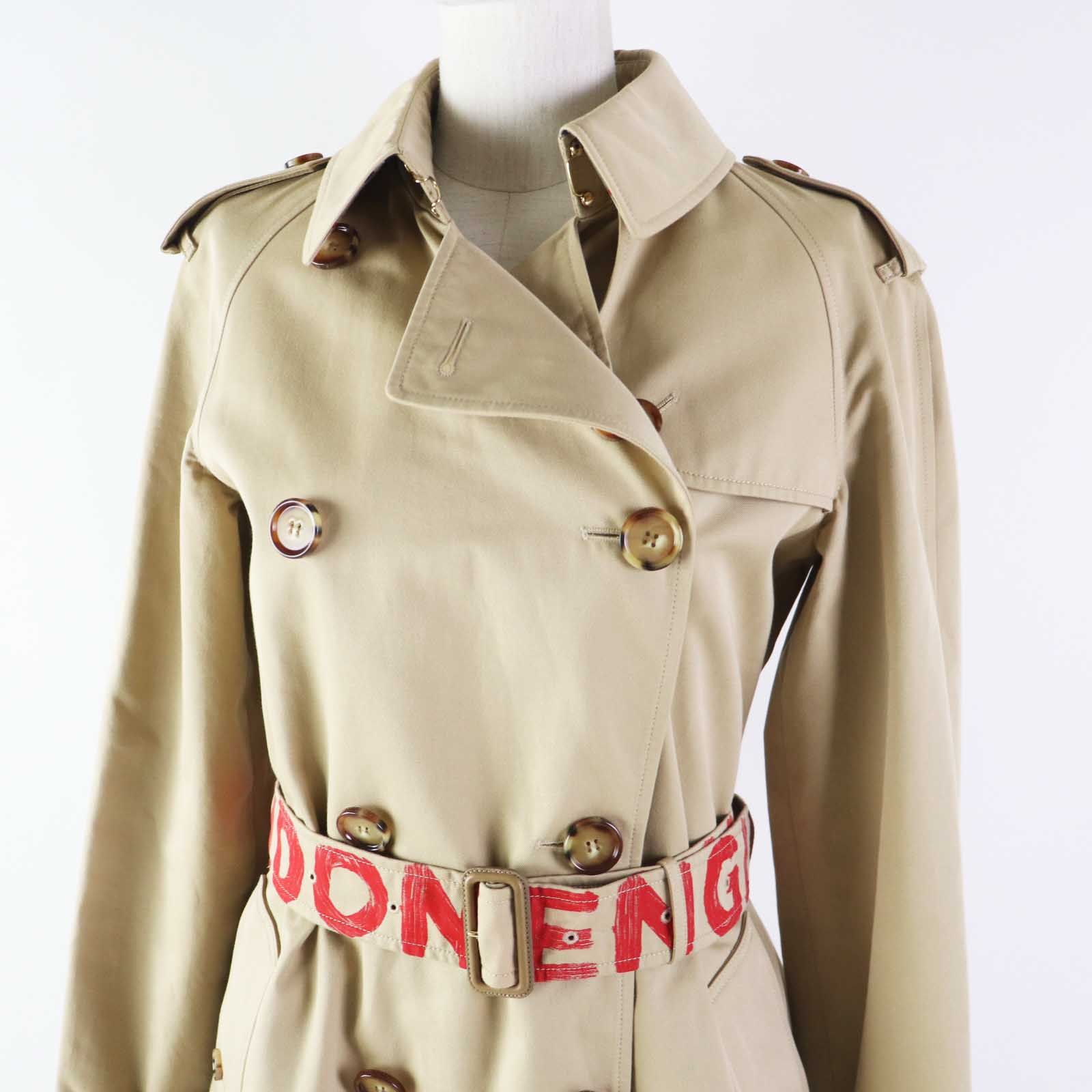 【ドンドン見直し】美品◎BURBERRY バーバリー 8037621 グラフィティ トレンチコート ベージュ 36 ガーメント付き 正規品 レディース 【ドンドン見直し】美品◎BURBERRY バーバリー 8037621 グラフィティ トレンチコート ベージュ 36 ガーメント付き 正規品 レディース