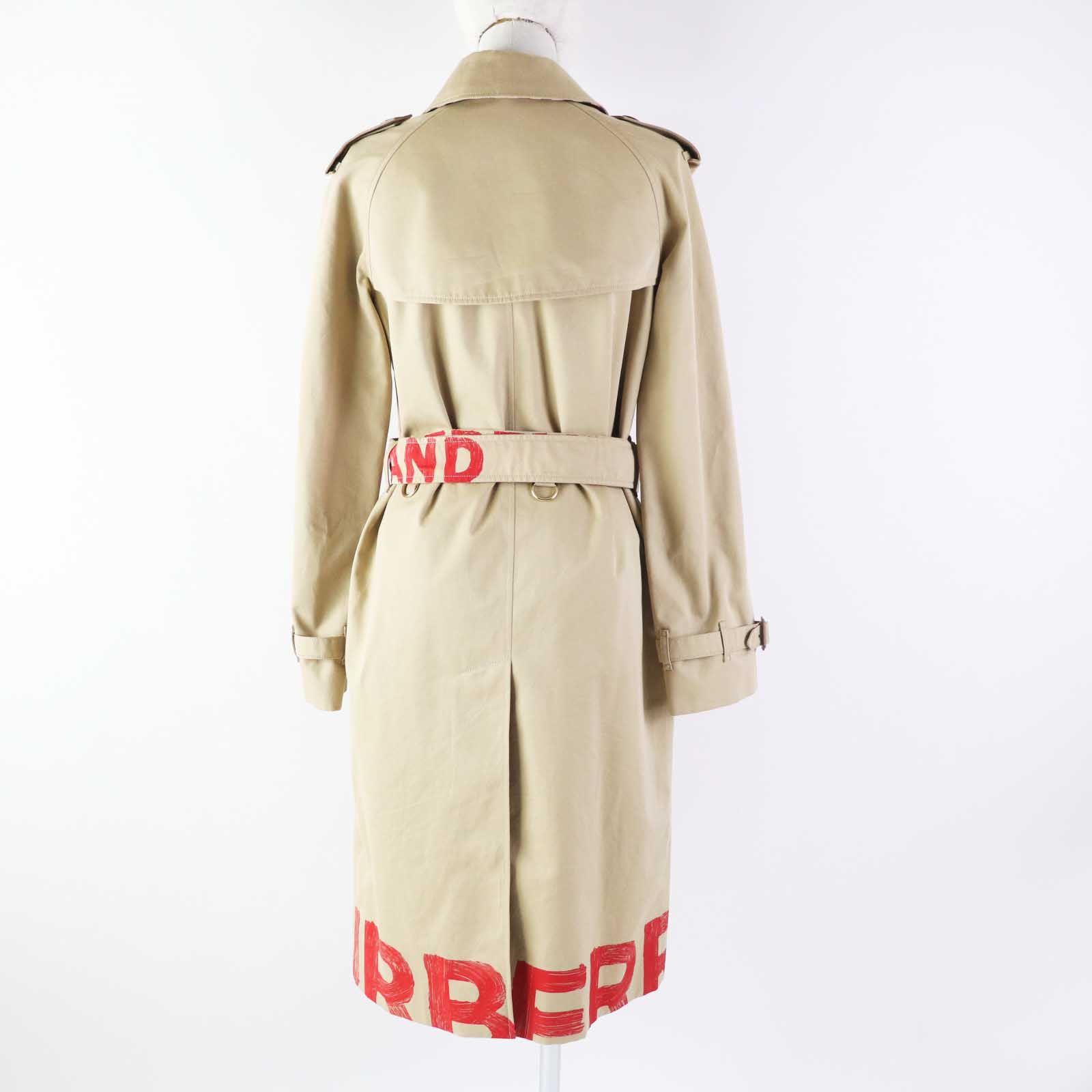 【ドンドン見直し】美品◎BURBERRY バーバリー 8037621 グラフィティ トレンチコート ベージュ 36 ガーメント付き 正規品 レディース 【ドンドン見直し】美品◎BURBERRY バーバリー 8037621 グラフィティ トレンチコート ベージュ 36 ガーメント付き 正規品 レディース