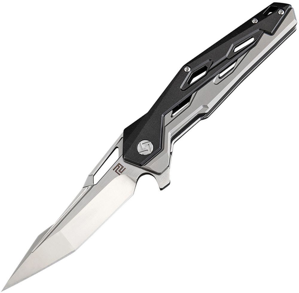 Artisan Cutlery 折りたたみナイフ Bomardier ライナーロック M390鋼 ブラック 1812G-BKM 18歳以上