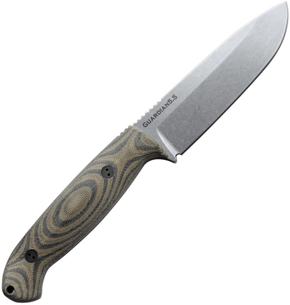 Bradford Knives アウトドアナイフ Guardian 5.5 固定刃 MagnaCut鋼 マイカルタ 3Dカモ
