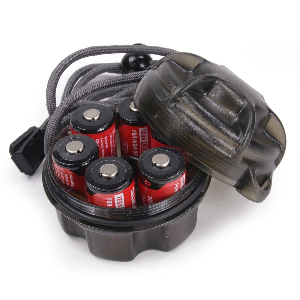 SUREFIRE 電池ケース CR123A用 防水バッテリーケース SC1