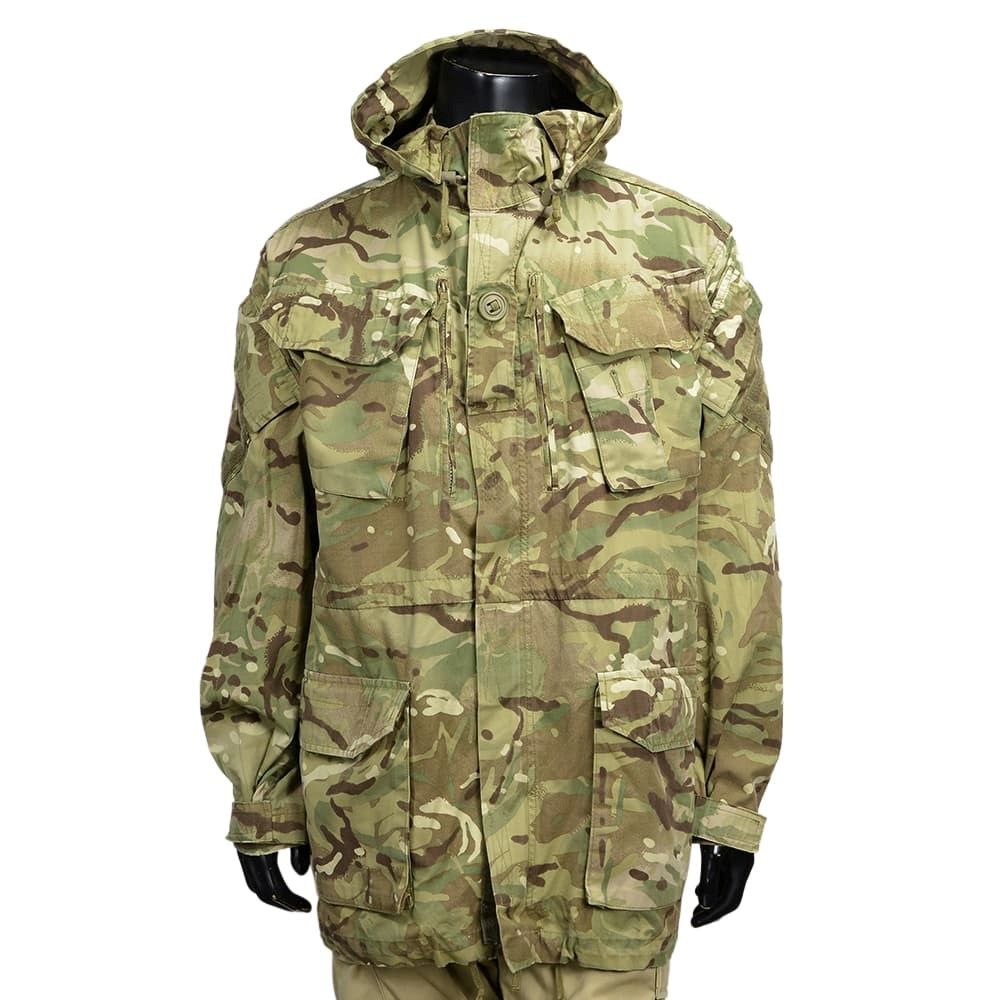 イギリス軍放出品 マウンテンパーカー 裏地メッシュあり MTPカモ 防風 防寒 スモック 小サイズ [ 160/96 / 可 ]