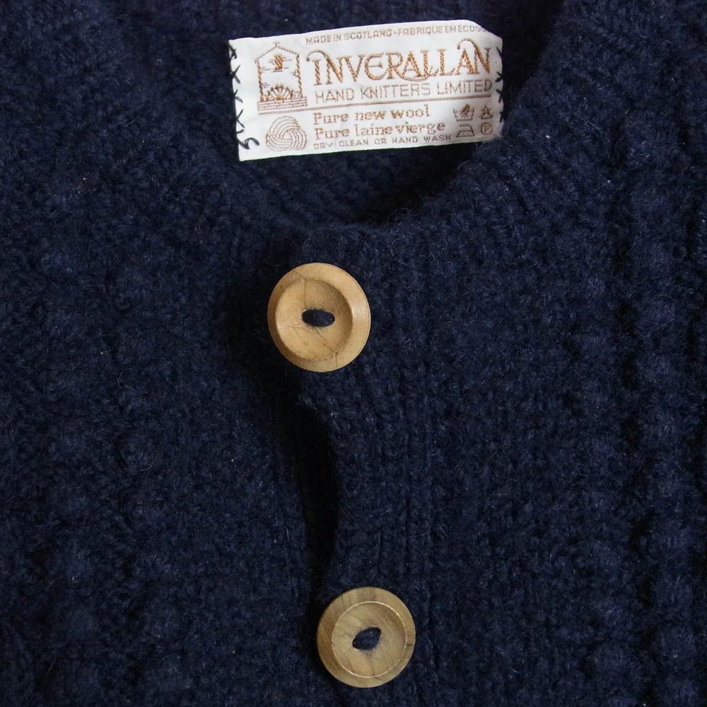 INVERALLAN インバーアラン 4A GOLFER 茶タグ ハンドニット 