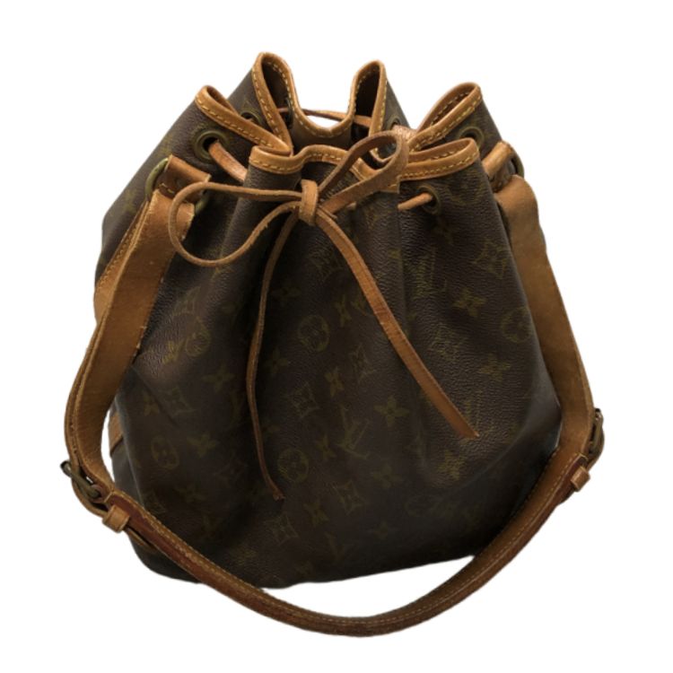 LOUIS VUITTON ルイヴィトン モノグラム プチノエ M42226 巾着 ショルダー バッグ レディース 中古 T11214350