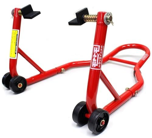 ツールズアイランド(Toolsisland) バイクスタンド リア メンテナンススタンド 取扱説明書付 (L型, レッド) TSB026Ju 0db16245