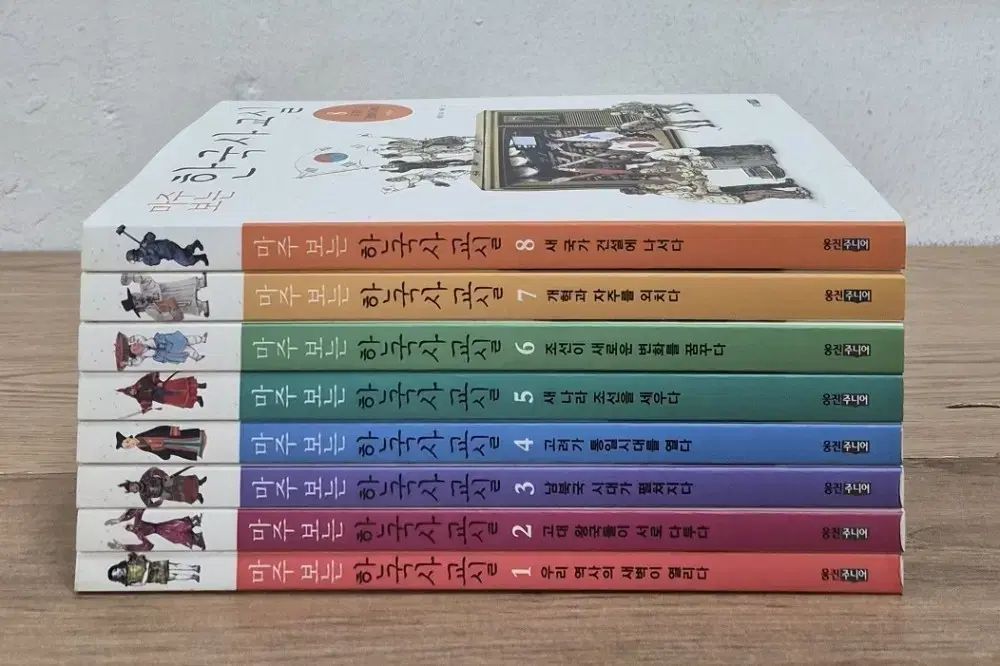 Woongjinジュニア 麻見る 韓国史教室 全巻