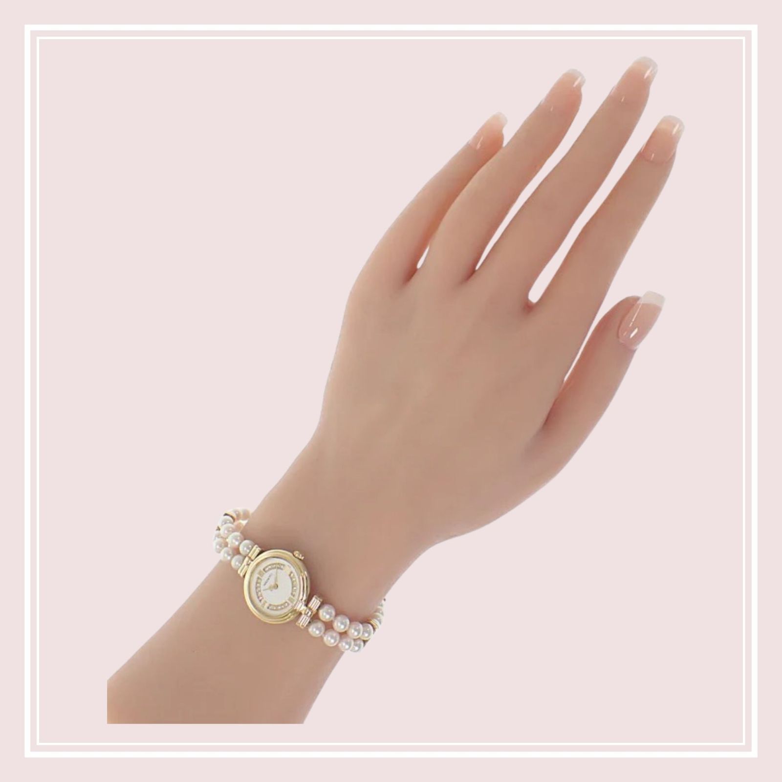 ミキモト MIKIMOTO パールウォッチ パールブレスレット レディース