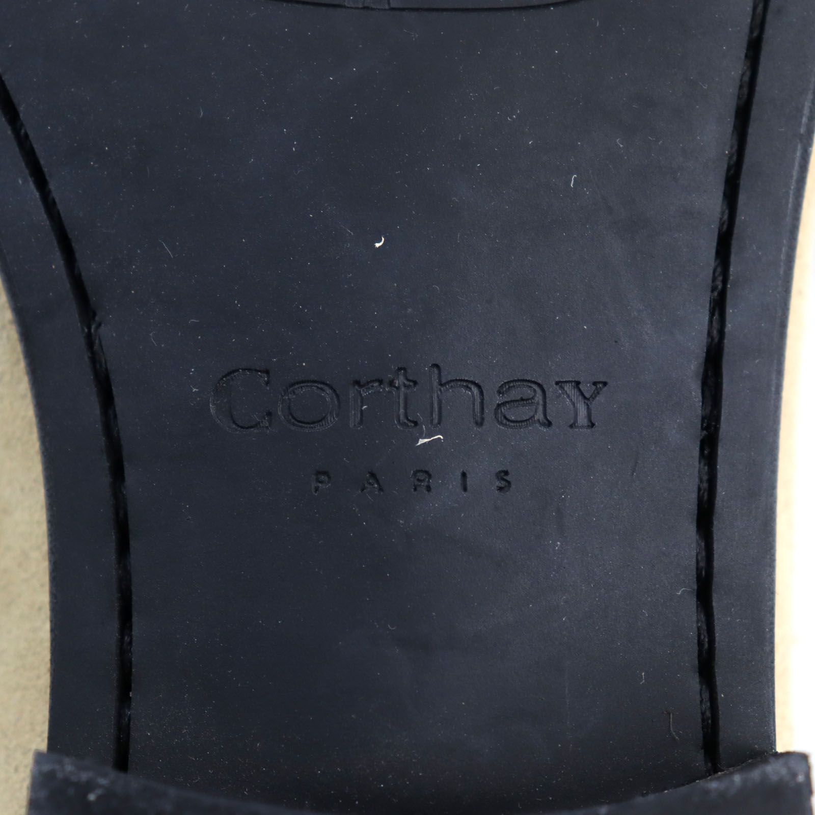 ドンドン見直し】美品○CORTHAY コルテ スウェードレザー スクエアトゥ