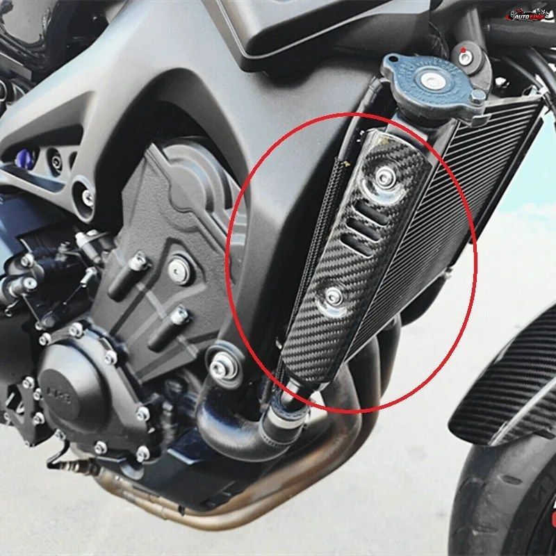ヤマハ XSR900 用カーボンファイバー製サイドパネル オートバイ用ラジエーターサイドカバー