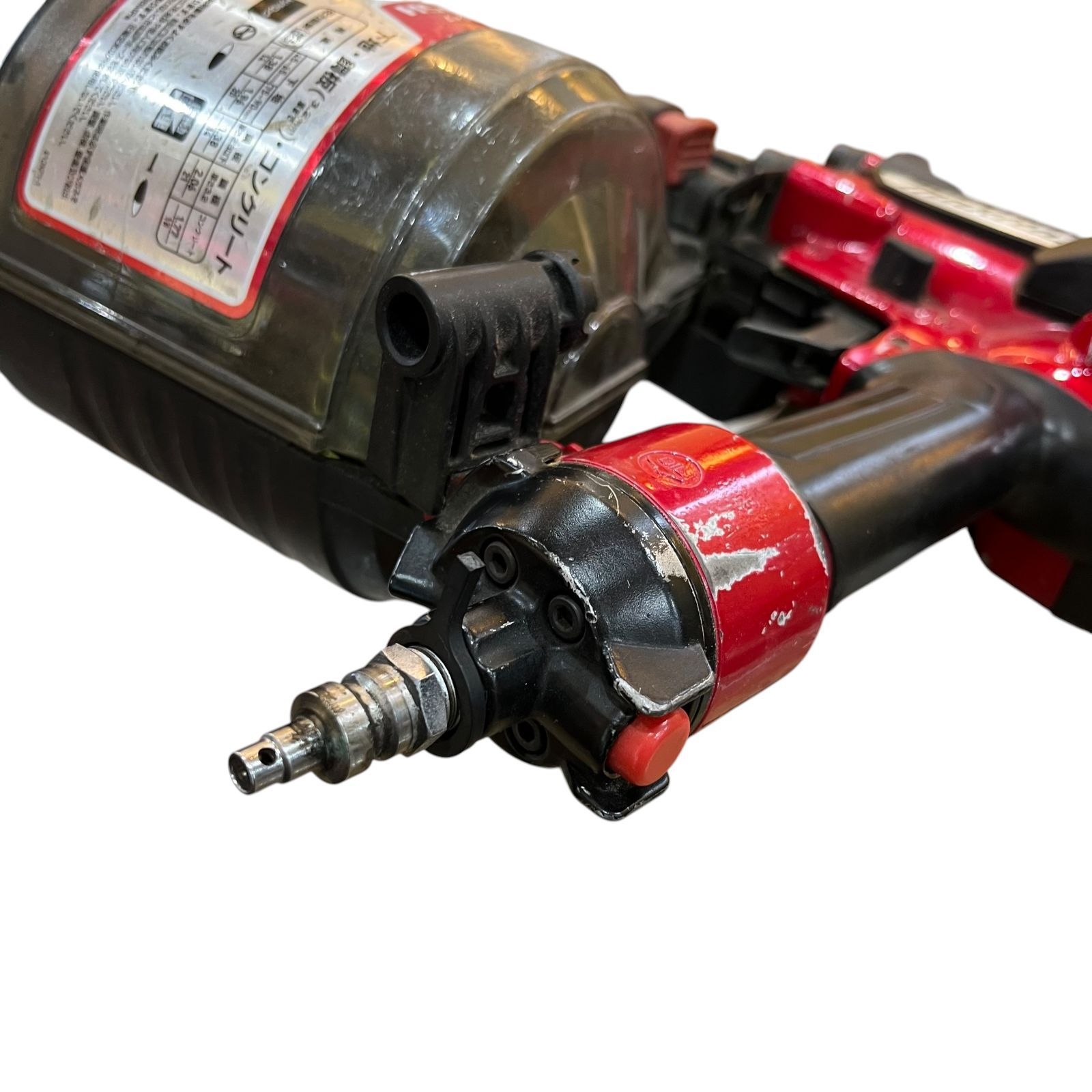 中古○makita/マキタ○90mm 高圧エア釘打 高圧釘打機 AN935H 赤 工具 
