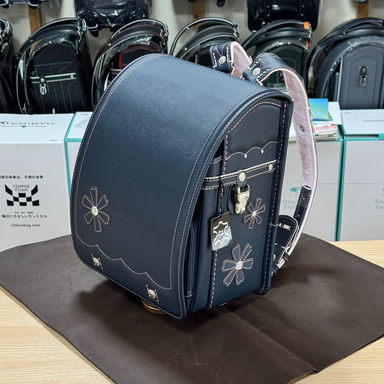 （アウトレット）鞄工房やまもと・コスモス（ラフィーネコスモス） デニムネイビー 新品未使用未展示品 ６年保証付き