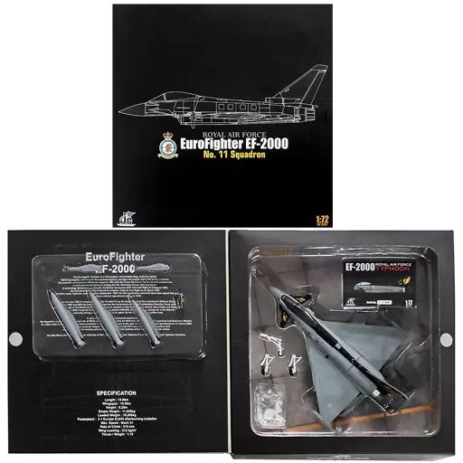 【中古】ミニカー 1/72 ユーロファイター タイフーン イギリス空軍 第11戦闘飛行隊 2015年 [JCW-72-2000-003]