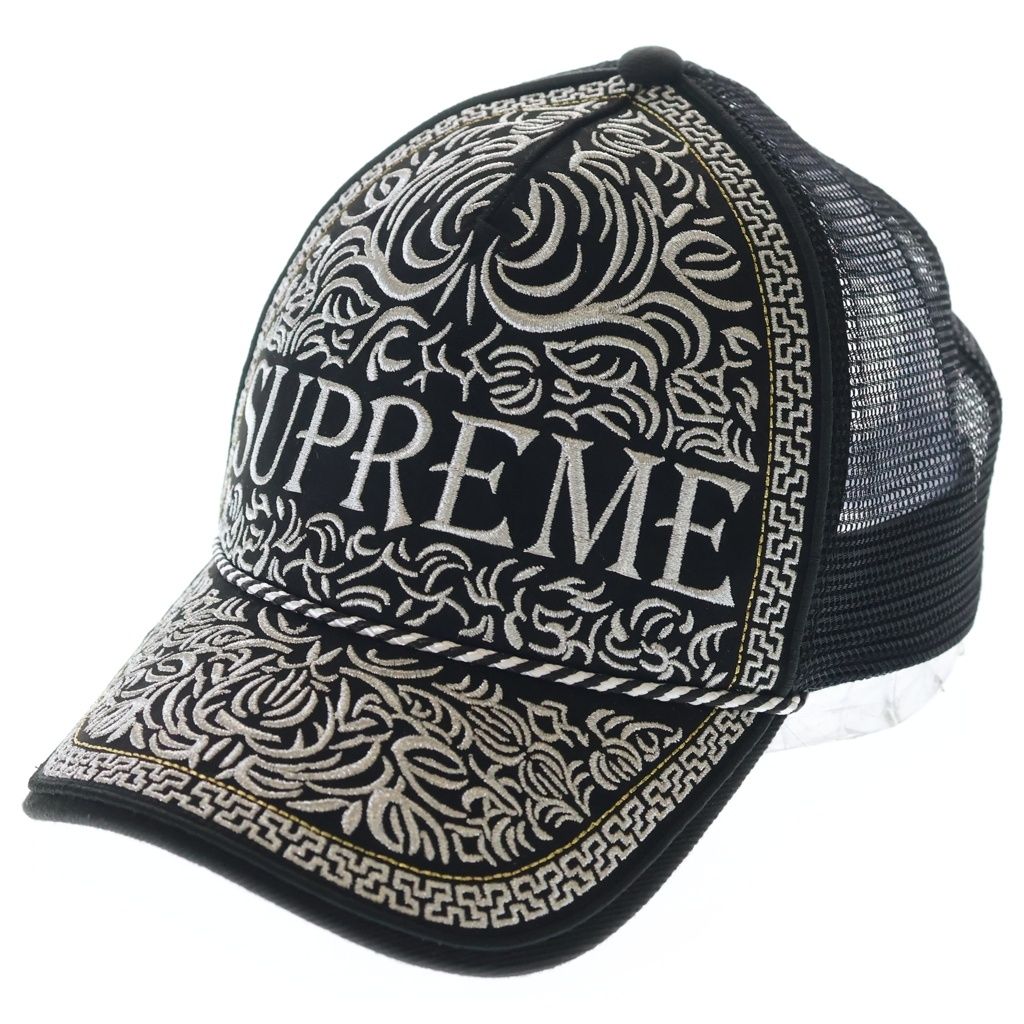 SUPREME (シュプリーム) 25SS Vaquero Mesh Back 5-Panel ヴァケイロ メッシュバック 5パネルキャップ ブラック