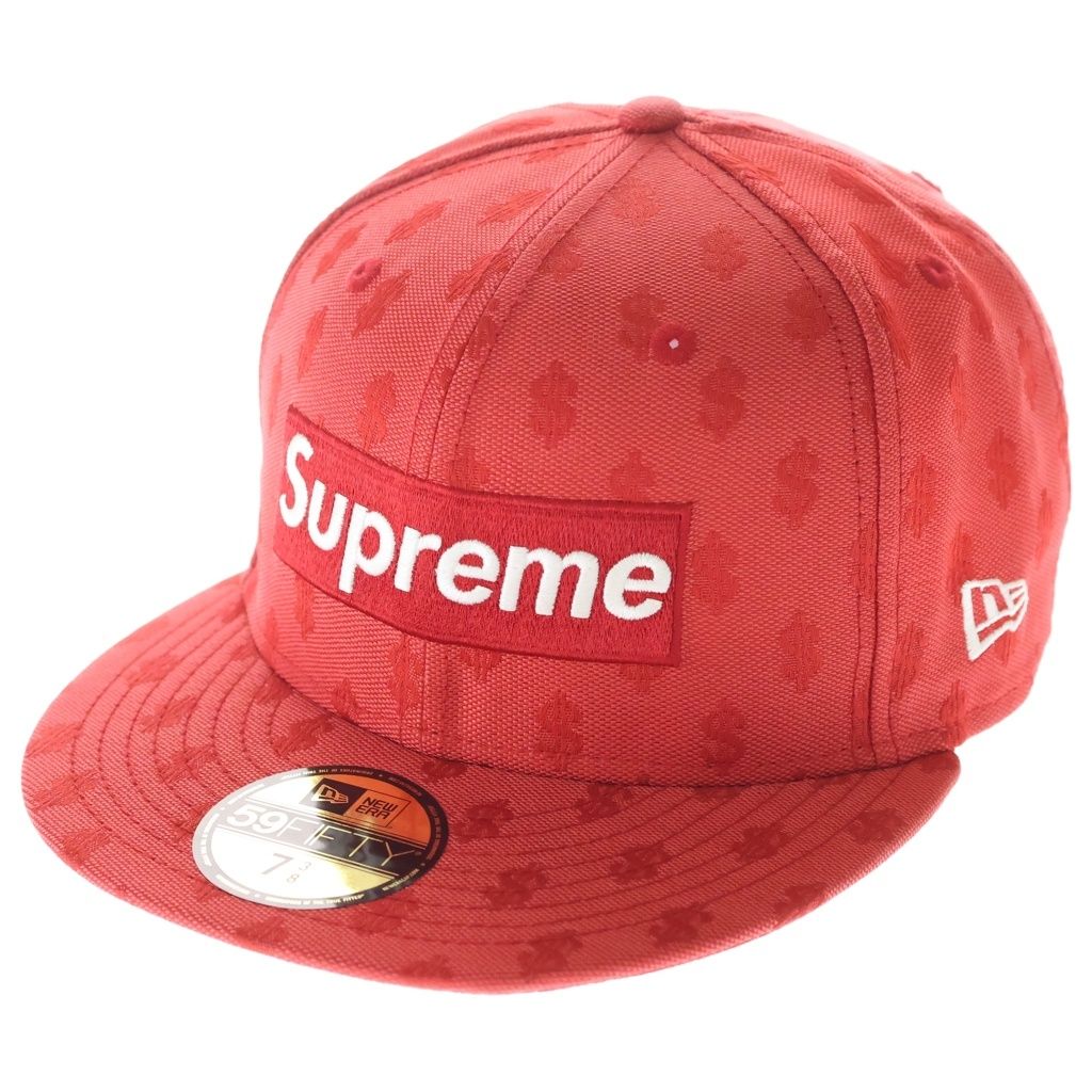 SUPREME (シュプリーム) 18SS×New Era Monogram Box Logo ニューエラ モノグラム ボックスロゴ ベースボールキャップ 帽子 レッド