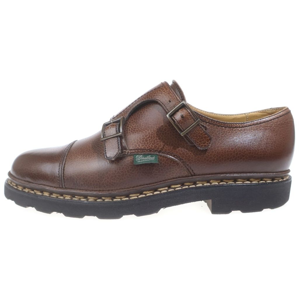 PARABOOT (パラブーツ) WILLIAM ウィリアム ダブルモンク レザー ドレスシューズ ブラウン 7754 14H