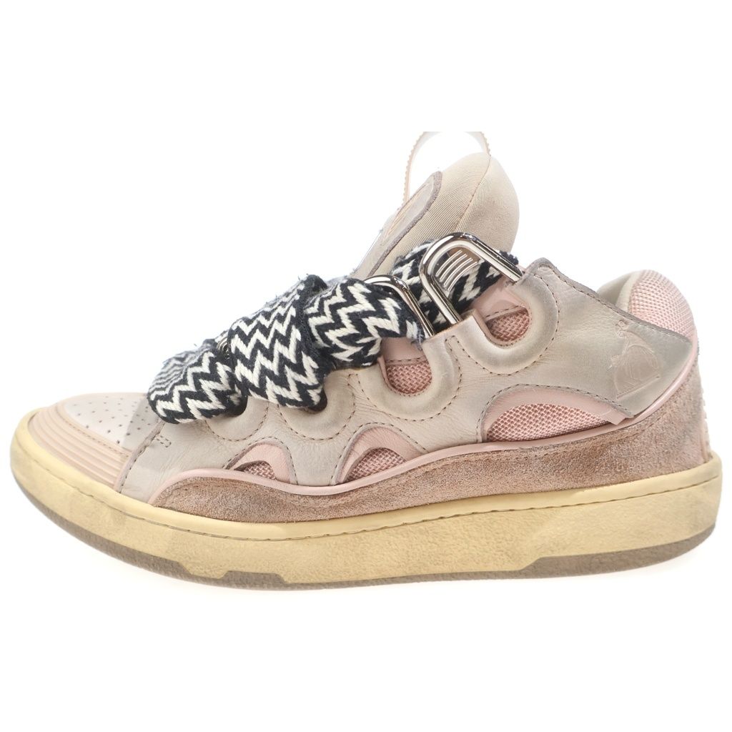 LANVIN (ランバン) Leather Curb Sneakers レザーカーブスニーカーズ ローカット イタリア製 ピンク FM-SKRK11-DRA2-A20 51
