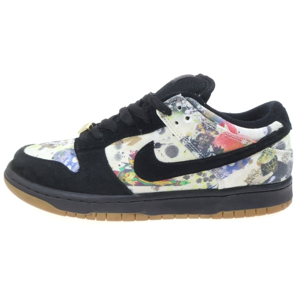 SUPREME (シュプリーム) 23AW×NIKE DUNK LOW FD8778-001 シュプリーム ラメルジー エスビー ダンク ローカットスニーカー シューズ ブラック/マルチ US9/27.0cm