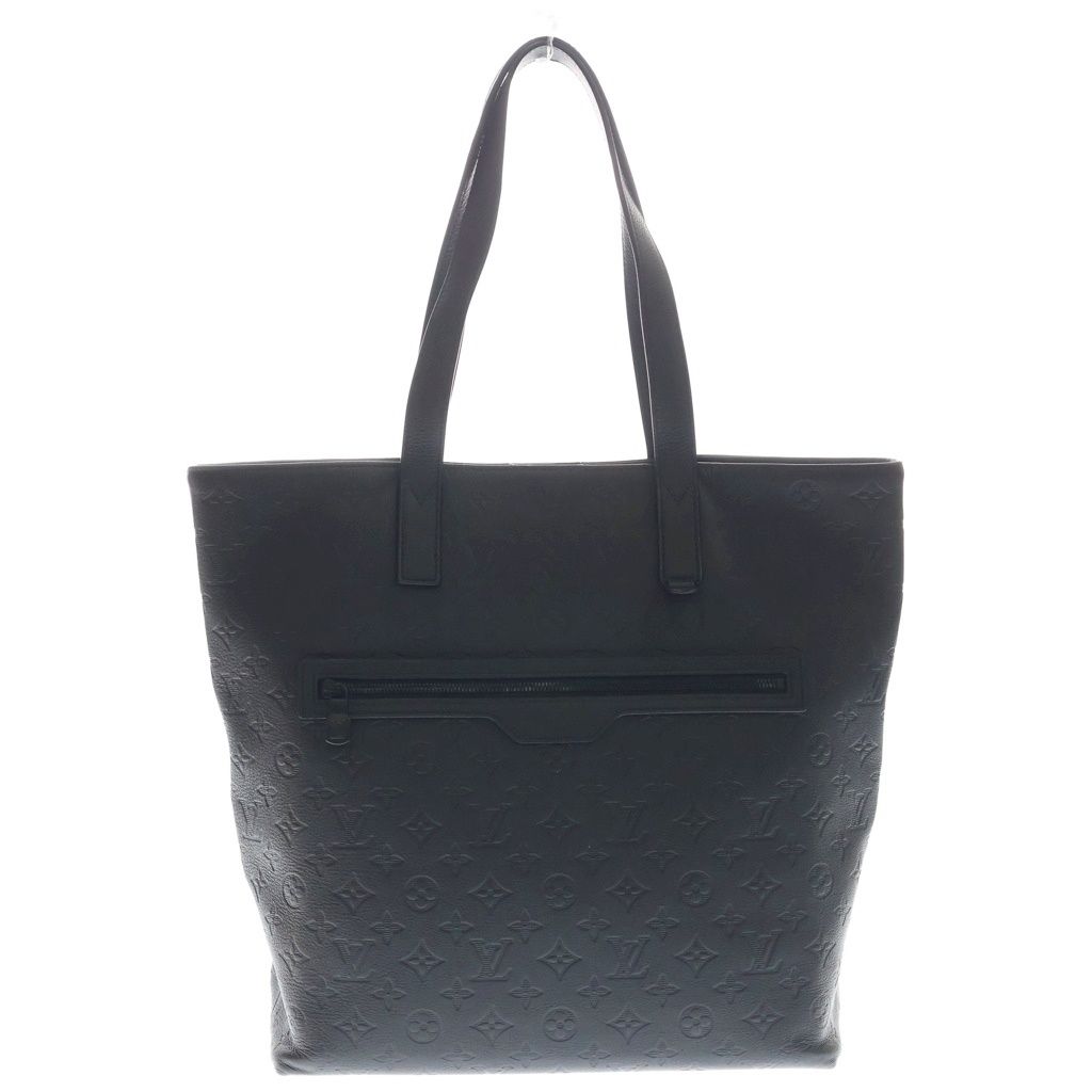 LOUIS VUITTON (ルイヴィトン) モノグラム シャドウ エクスカーショントート トートバッグ ハンドバッグ ブラック レザー M24777 ブラック金具