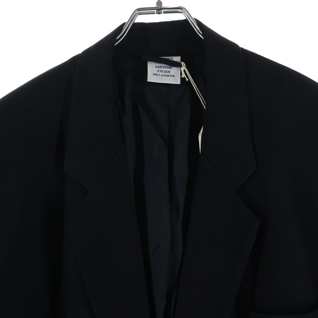 VETEMENTS (ヴェトモン) 20SS GOTHIC LOGO EMBROIDERED JACKET