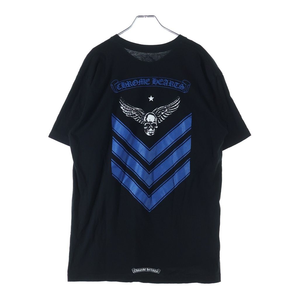 CHROME HEARTS (クロムハーツ) FOTI S/S フォティ バックスクロールラベル マハリアプリント半袖Tシャツカットソー