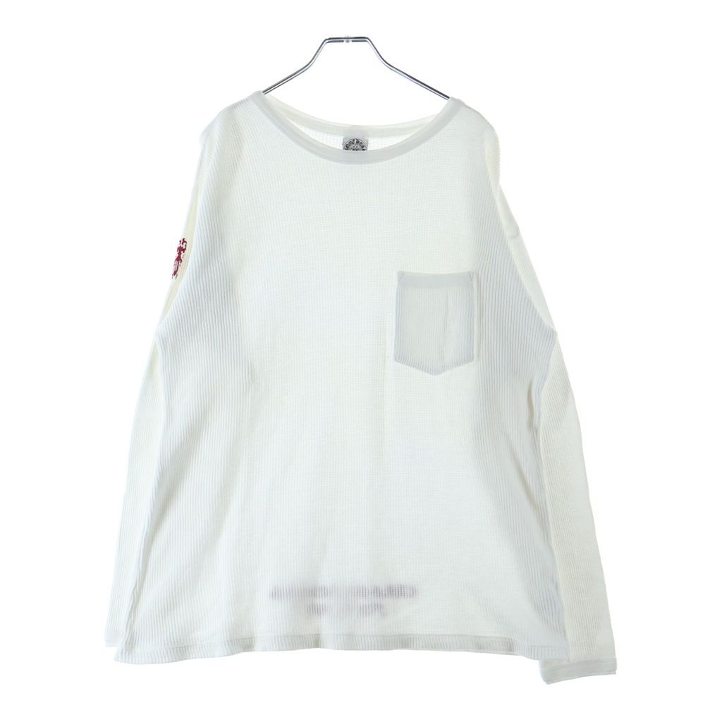 CHROME HEARTS (クロムハーツ) OLD オールド ヴァインダガー刺繍 サーマル 長袖Tシャツ