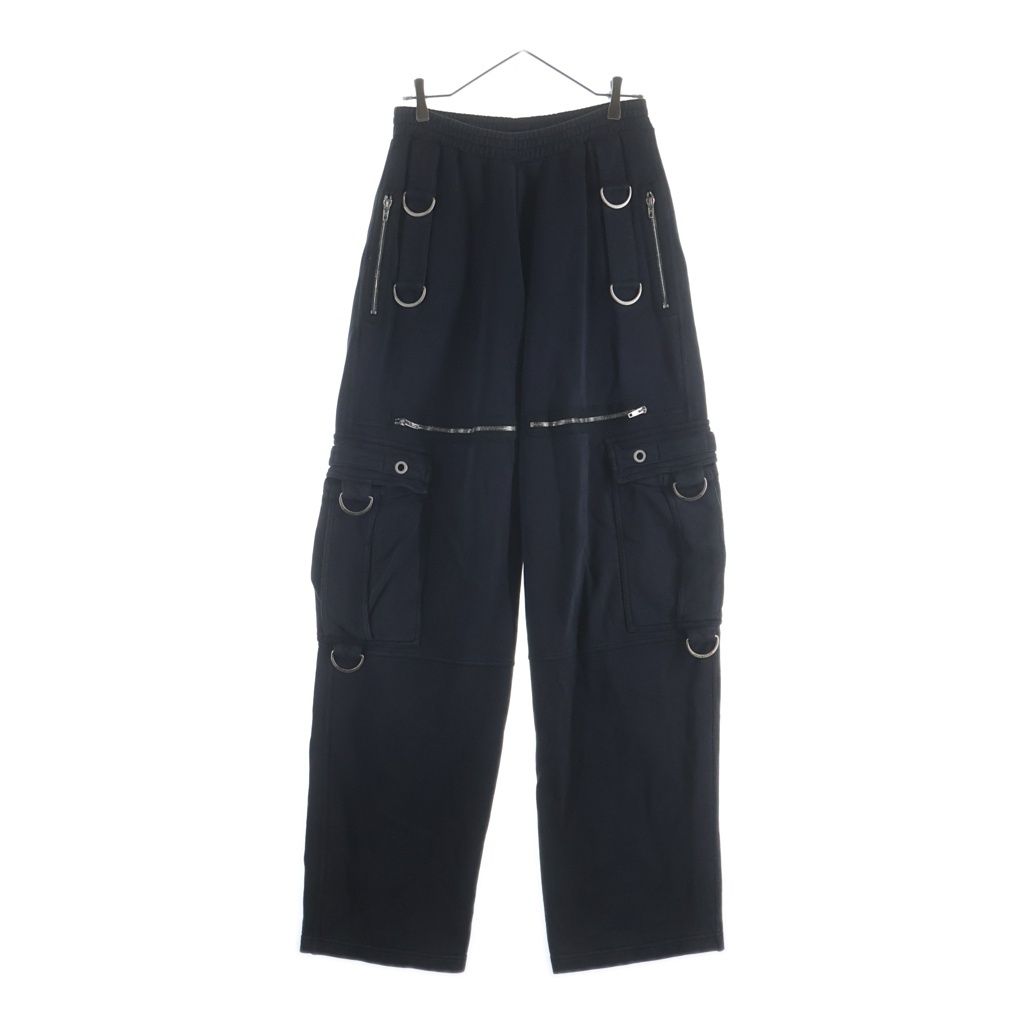 BALENCIAGA (バレンシアガ) 26SS Sweatpants Faded Washed Black Dリングカーゴスウェットパンツフェイデットウォッシュドブラック ドローストリングカーゴスウェットパンツ 858141 TSVK6