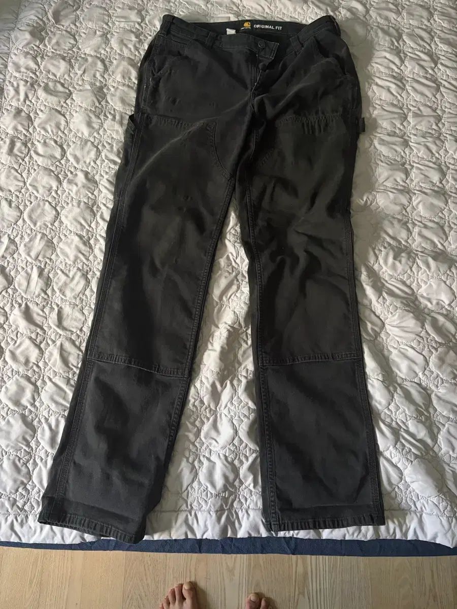 Carhartt カーハート ダブルニー ブラック ワークパンツ
