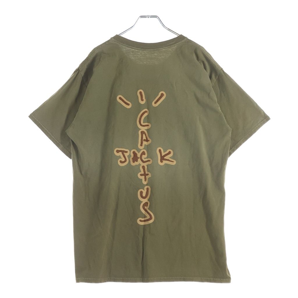 TRAVIS SCOTT (トラヴィススコット) Cactus jack Highest In The Room Dive Tee カクタスジャック ハイエスト イン ザ ルーム ダイブ 半袖Tシャツ カットソー カーキ