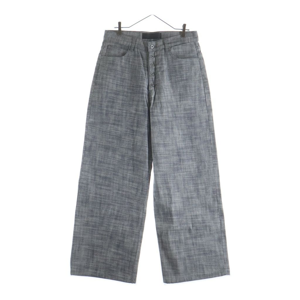 NO/FAITH STUDIOS (ノーフェイスストゥディオス) Japanese Denim リバースデザイン セルビッジデニム グレー