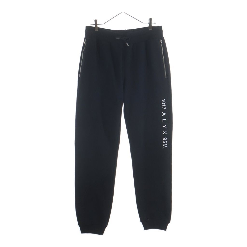 1017 ALYX 9SM (アリクス) Visual Sweat Pant AVUPA0044FA01 ヴィジュアルスウェットパンツ ブラック