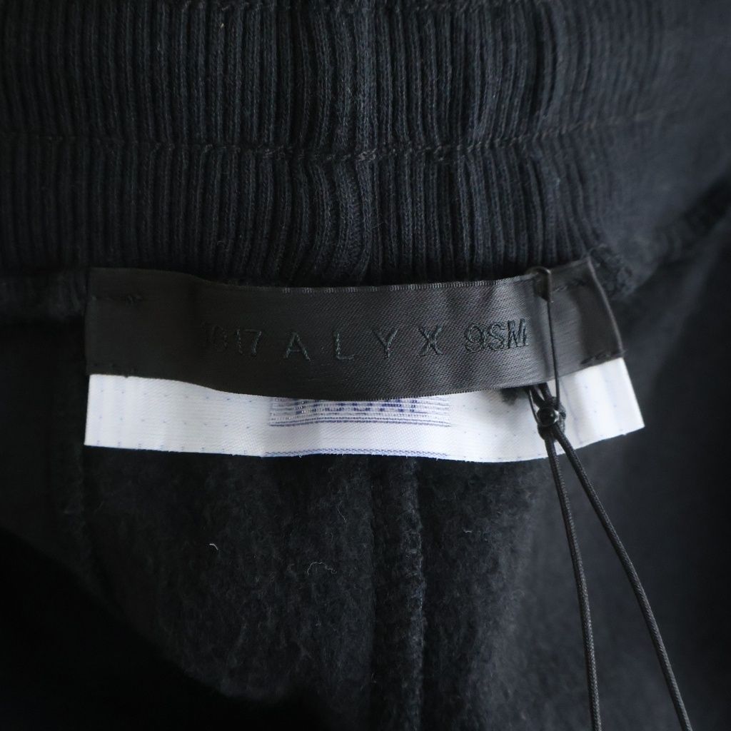 1017 ALYX 9SM アリクス Visual Sweat Pant AVUPA0044FA01 ヴィジュアルスウェットパンツ ブラック 1017 ALYX 9SM (アリクス) Visual Sweat Pant AVUPA0044FA01