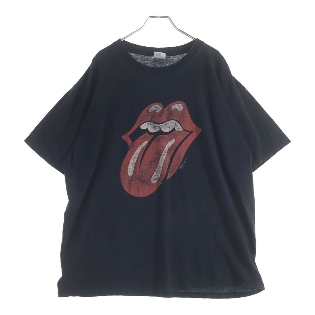 VINTAGE (ヴィンテージ) 00s The Rolling Stones ローリング ストーンズ ANVIL ボディ クルーネック半袖Tシャツ ブラック