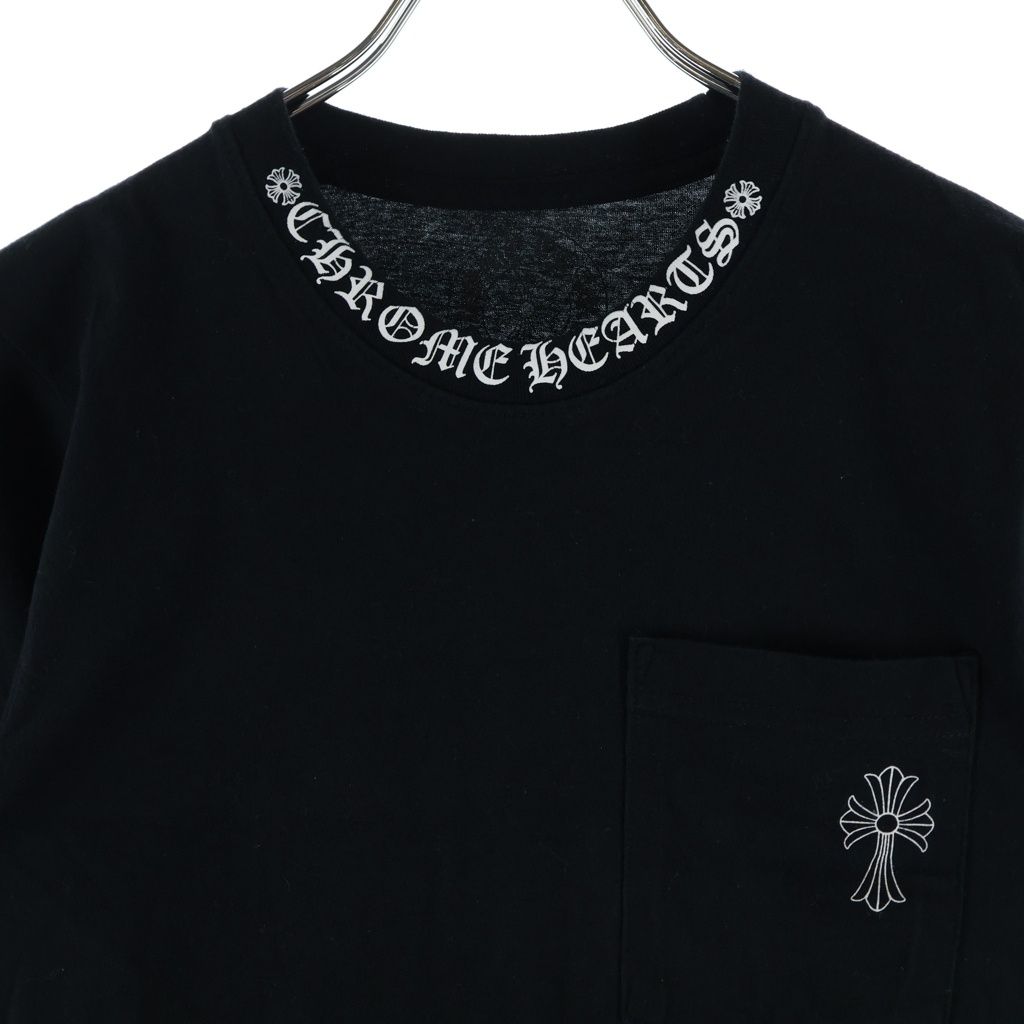 CHROME HEARTS (クロムハーツ) Neck Logo S/S TEE CHクロスプリント